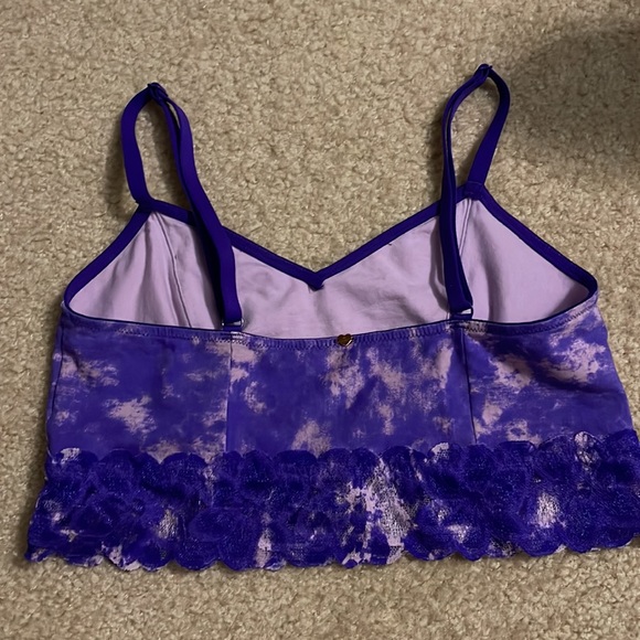 Victoria’s Secret Pink Lace Trim Bralette - Picture 2 of 3